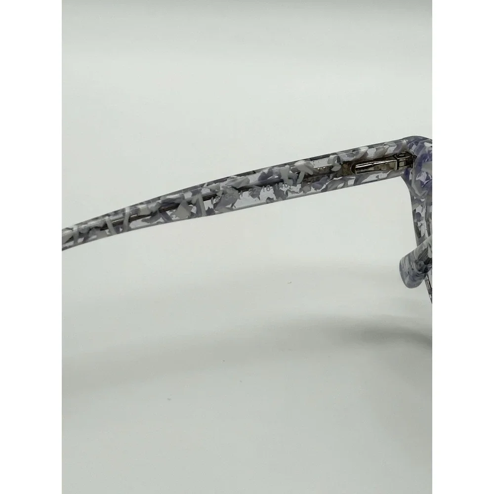White Clear Cat Eye Eyeglass Frames 1873 01 52-16-140 - Picture 5 of 10